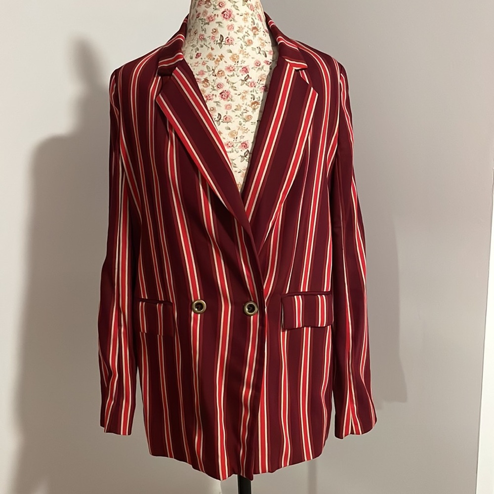 Free People | Pinstripe Blazer